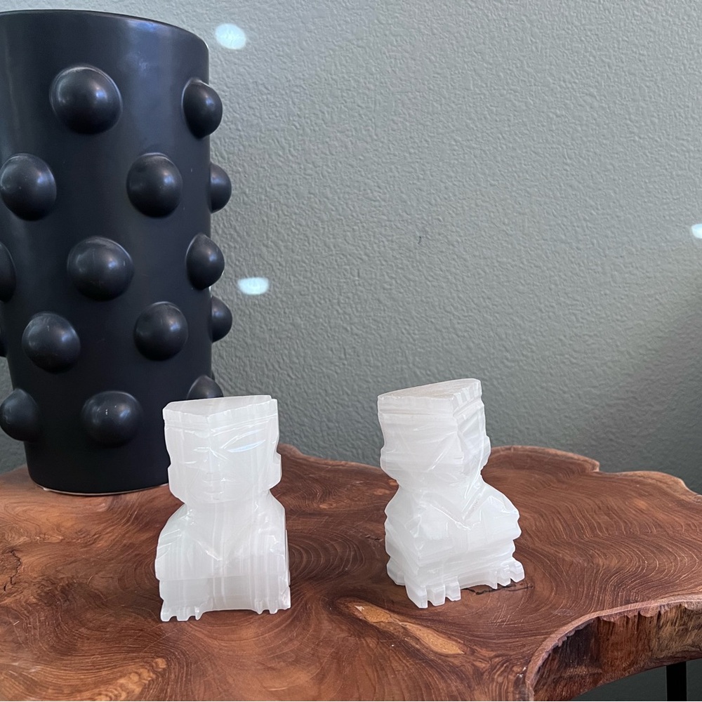 Onyx stone bookends 🗿